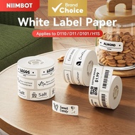 NIIMBOT Thermal Label Roll 2PK - 8-15mm White Waterproof Self-Adhesive Name Stickers for D11/D110/D1