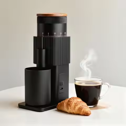 CF WISDOM Electric Coffee Bean Grinder Christmas Special Portable Compact & Powerful Perfect Festive