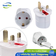 EU To UK Converter Over Plug Converter 2 To 3 Pin EU Plug Converter Adapter