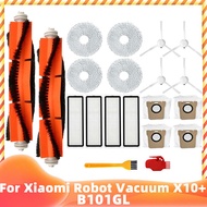 For Xiaomi Robot Vacuum X10+ X10 Plus B101GL Main Side Brush Mop Cloth Holder Hepa Filter Dust Bag Spare Kit Part Accessories