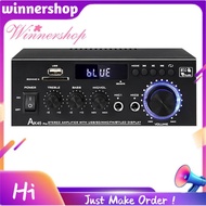 AK45 Pro Bluetooth Stereo Amplifier 2.0 Channel 400W Max Power for Home Theater Speakers- US Plug fo