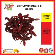 Cili Kering Lada Kering Pedas /Tidak Pedas - 1kg