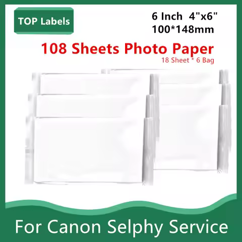 6 inch photo papier 10х15 Canon Compatible for Canon KP-108IN Selphy CP 1500 CP1300 CP1000 CP1200 CP