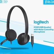 Logitech H340 USB Headset USB Computer Headset Digital sound quality Garansi Resmi Logitech Indonesi