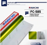 FC-585 Sticker Skotlet Fanchi Matte Chrome Lemon Green Per meter