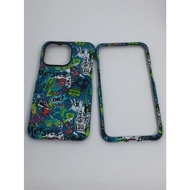 Kutis Case Iphone 13pro (Monster Pattern) New Arrival Front-Back Cover Luminous Vintage Pattern