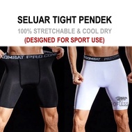 ROOFLESS Tight Pant Man Seluar Tight Lelaki Running Tights Men Seluar Tight Putih Compression Pants 