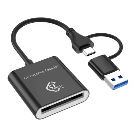 N82R 10Gbps Cfexpress Type B Card Reader Writer USB3.2 Gen2 USB-C Cfe Card Reader For Android Win XP