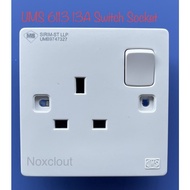 UMS 6 series 1g1w 1g2w 2g1w 3g1w 4g1w 5g1w 13Amp switch socket 20Amp double pole switch with neon (w