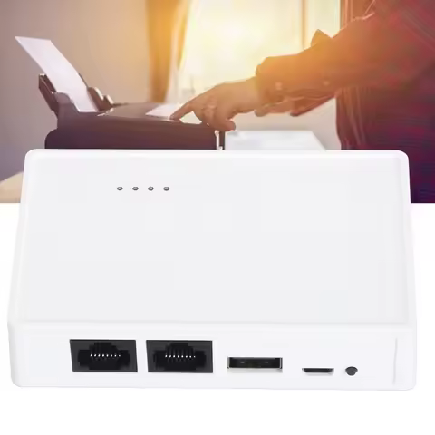 USB Wireless Print Server Wired Wireless Standalone Modes 480Mbps USB2.0 Print Server with 10/100Mbp