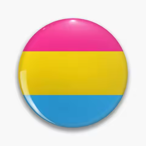 Pansexual pride flag Pin Buttons Brooches Jewelry Accessory Customize Brooch Fashion Lapel Badges