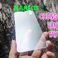 Realme C20 anti-fingerprint glass - 9H hardness tempered, smooth touch