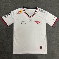 T1 Team MSI Team Uniform 2nd Team Uniform Faker Short-Sleeved T-Shirt Team Merchandise White Clothes