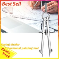 Multifunctional Compasses Spring Chart Planning Line Caliper Spacer Gauge