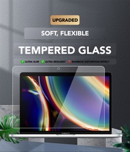 Flexible Tempered Glass 9H HARDNESS Shatterproof Screen Protector Anti-Scratch for Apple MacBook New Pro Air 13 14 15 16 2018-2024 Model M1 M2 M3 Pro Max Chip