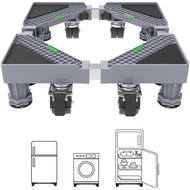 Adjustable mini fridge stand,Furniture dolly 4 wheels,washer and dryer pedestals,appliance rollers f