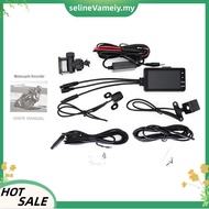 Motorcycle DVR Motorcycle Camera GPS Driving Recorder Front and Rear Driving Video Recorder Black Bo