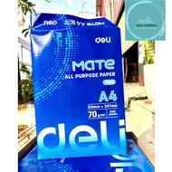 Giấy in Deli 7450 A4 1 Ram - giấy in photo chính hãng loại dày