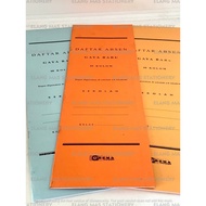 (1PCS) LONG ABSENCE BOOK/ABSENT BOOK