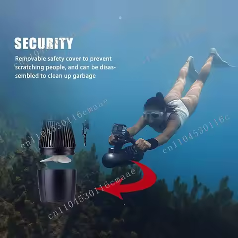 New 500W Electric Underwater Scooter 40M Brushless Motor 60 Minute Removable Battery Water Scooter 1
