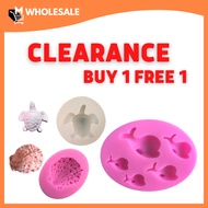 [BUY 1 FREE 1] Jelly Mold Silicon Underwater Coral Fish Silicone Jelly Mould 海底世界硅胶模