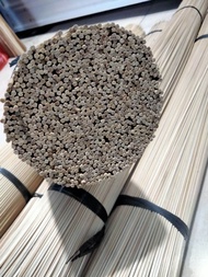 Ruji sangkar burung 2.5mm panjang 65cm 300pcs semi kulitan bahan bambu