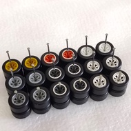 Rubber Wheels 1/64 Watana Banana Design 10mm Hot Wheels Matchbox