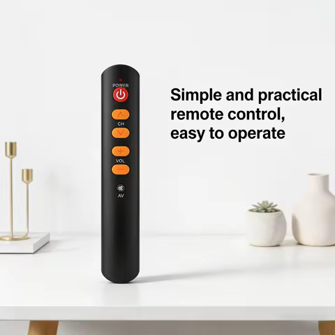 6 Button Learning IR Remote Control, Universal Infrared Code Duplicator for TV/STB/DVD/DVB/HIFI, Eas