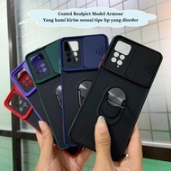 Casing Oppo A54 4G Hard Case Armour Robot 2in1 Magnet Standing Cover P