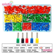 AHTY 300/400/700PCS Crimp Terminals Boxed E4012 E2512 E6012 E1510 Durable Insulated Terminator
