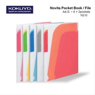 Kokuyo Novita Pocket Book / File 8+2 pockets A4-S N210