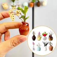 FORTI Mini Vase Fridge Magnets, Decorative Small Vase Refrigerator Magnet, Creative Handmade Resin 3