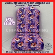 [JKR size (Larger)] 2 Pieces (1 Pair) Contour Cushion Sofa with Cover/2 Biji (1 Pasang) Kusyen Bujur