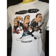 เสื้อวงนำเข้า Green Day Insomniac 1995 Tour Album Punk Rock Skate Style Vintage Gildan T-Shirt ผ้า ห