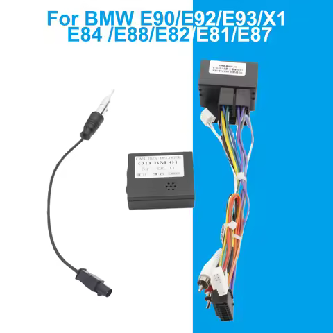 Canbus Box Decoder OUDI-BWM-01 For For BMW E90/E92/E93/X1 E84 /E88/E82/E81/E87 Wiring Harness Power