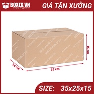 35x25x15 Combo 50 hộp carton Boxes đóng gói hàng giá tại xưởng