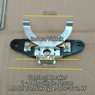 Platina Model Tanduk / Contact Beaker Dinamo Motor 1-4 Hp Single Phase