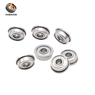 1PCS Flanged Ball Bearing F692ZZ F693ZZ F694ZZ F695ZZ F696ZZ F697ZZ F698ZZ F699ZZ F6900ZZ F6903ZZ F6