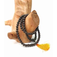 Shashvata Authentic Karungali Mala (Malai) (Black Ebony wood) -108 Beads