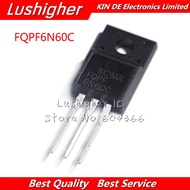 10个 FQPF6N60C TO-220F 6N60 D06N60 Mosfet