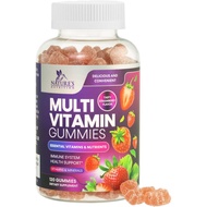 Gummy Multivitamin untuk Dewasa - Gummy Multivitamin Harian Dewasa dengan Vitamin A, C, D, B12 untuk