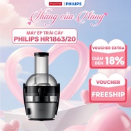 Philips HR1863 800W Juicer Fast Juicer, Compact Cleaning-