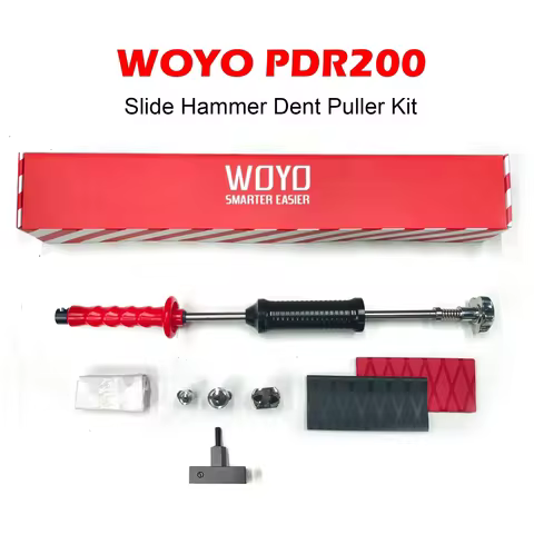 WOYO PDR200 1.4kg/3.1lb Slide Hammer Dent Puller PDR Tools PDR Kit for All Car for Aluminum/Steel Ve