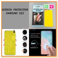 SAMSUNG S22 S22 PLUS S22 ULTRA ANTI-SCRATCH / SCREEN GUARD TPU SMILE
