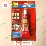 Red GENERAL Silicone Glue 32 Grams - High Temperature Red Gasket Silicone