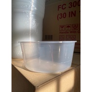 Felton FC3000 Round Container Plastic Food Container 1 CTN ( 90pcs± ) 3000ml - Felton 3000ml /- Beka