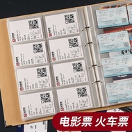 [in stock] Movie Ticket Train Ticket Airplane Ticket Collection Book Travel Ticket Concert Storage P