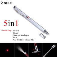 Bộ Bút Trình Chiếu Thuyết Trình Tia Laser 5in1 Nhiều Chức Năng Chất Liệu Hợp Kim Có Tặng Kèm Hộp Sử 