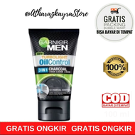 PROMO ! Garnier Men Turbo Light Oil Control Charcoal 100 ml / Garnier Men Charcoal