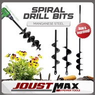 Gardening Auger Drill Bit Earth Auger Drill Spiral Drill Bit Home Garden Hole Digger Gerudi Korek Ta